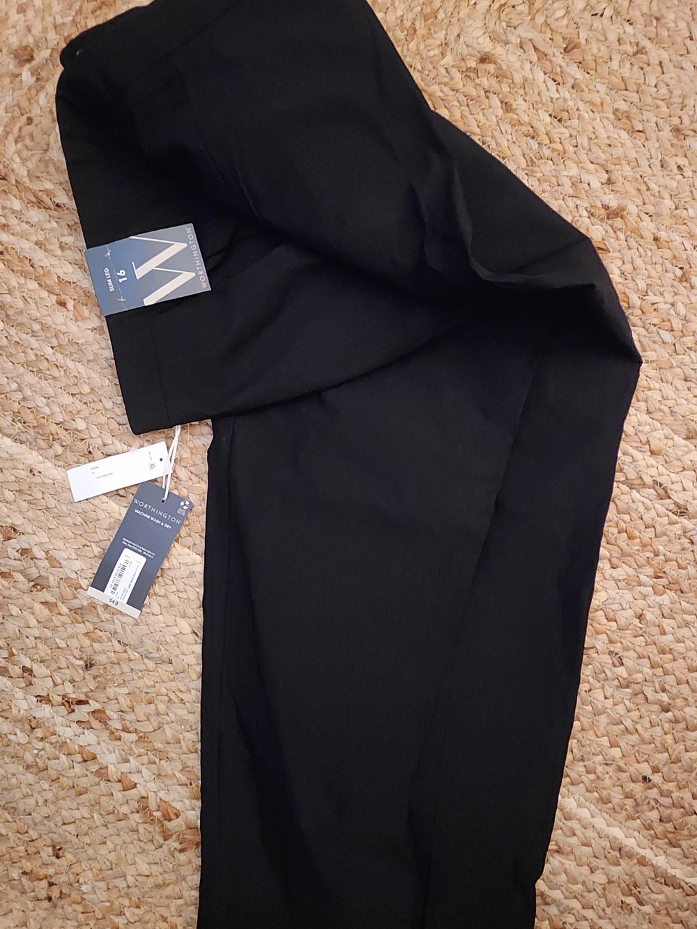 Worthington Black Men's Dress Pants
